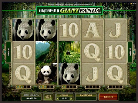 Игровой аппарат Untamed Giant Panda - символы Символы игрового аппарата Untamed Giant Panda